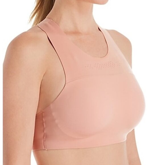New - Chantelle Low Impact Sports Bra in color Foundation Pink, Medium - Picture 1 of 8